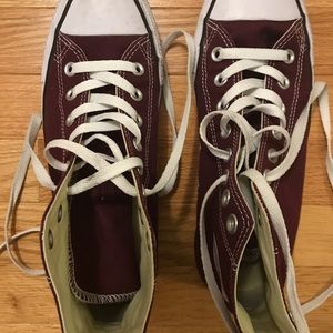 Burgundy Converse High Top